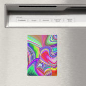 Aimant Summerrainbow, Rainbowart 3D Abstrait (In Situ (Lave-vaisselle))