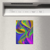 Aimant Summerrainbow, Rainbowart 3D Abstrait (In Situ (Lave-vaisselle))
