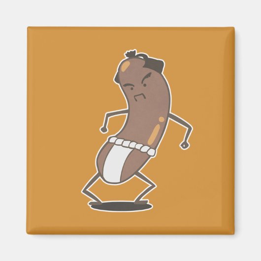 Aimant Sumo Saucisse (Devant)