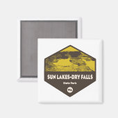 Aimant Sun Lakes-Dry Falls State Park Washington (Recto/Verso)