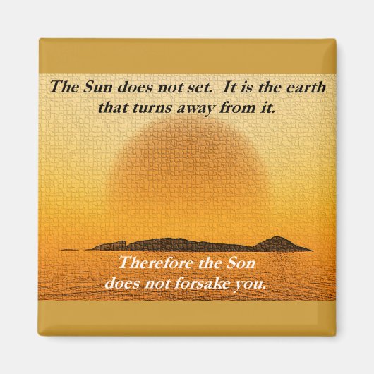 Aimant Sun ne définit jamais l'aimant (Devant)