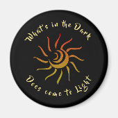 Aimant Sun Rays Sunshine Light Inspiré Dire (Devant)