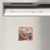 Aimant Sun Rise Church Par Sheri Kerr (In Situ (Lave-vaisselle))