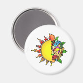 Aimant Sun Tiki (Recto/Verso)
