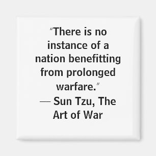 Aimant Sun Tzu Art of War cite la guerre des nations