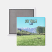 Aimant Sun Valley Ketchum Idaho (Recto/Verso)