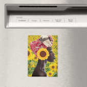 Aimant Sunflower africaine (In Situ (Lave-vaisselle))