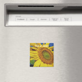 Aimant Sunflower And Insect Guest Personalized (In Situ (Lave-vaisselle))
