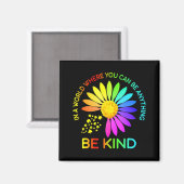 Aimant Sunflower Be Kind Puzzle Support Sensibilisation s (Recto/Verso)