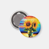 Aimant Sunflower Beach (Recto/Verso)