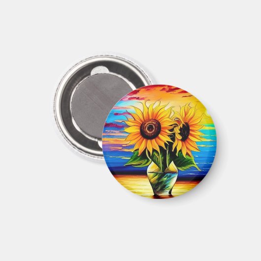 Aimant Sunflower Beach (Recto/Verso)