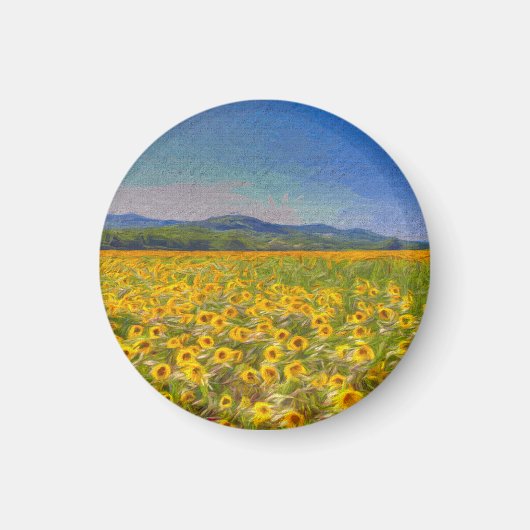 Aimant Sunflower Dreams Art (Devant)