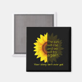 Aimant Sunflower Hope  (Recto/Verso)