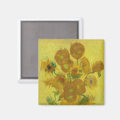 Aimant Sunflowers-Vincent van Gogh (Recto/Verso)