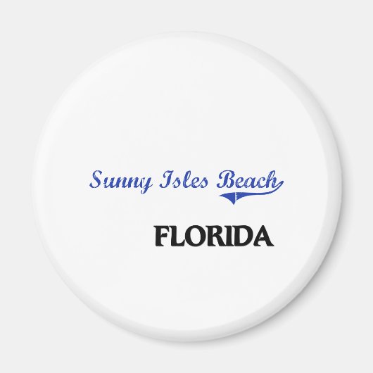 Aimant Sunny Isles Beach Florida City Classic (Devant)