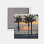 Aimant Sunrise de Fort Lauderdale (Recto/Verso)