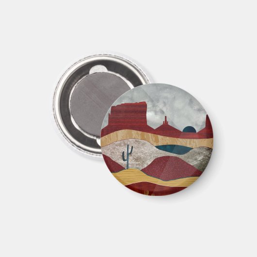 Aimant Sunrise du désert (Recto/Verso)