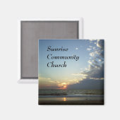 Aimant Sunrise, Outerbanks, NC (Recto/Verso)