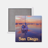 Aimant Sunrise San Diego (Recto/Verso)