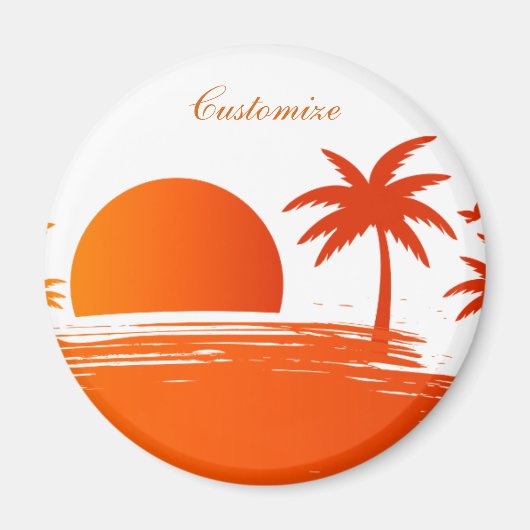 Aimant Sunrise Sunset Thunder Cove (Devant)