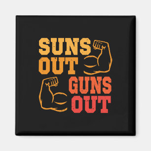 Aimant Suns Out Guns Out Muscles Bodybuilding Poids