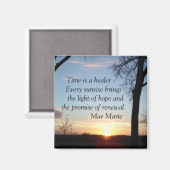 Aimant Sunset5 Magnet, le temps est un guérisseur - Chaqu (Recto/Verso)