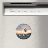 Aimant Sunset Beach Économisez La Date (In Situ (Lave-vaisselle))