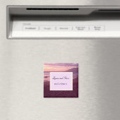 Aimant Sunset Beach Enregistrer la date (In Situ (Lave-vaisselle))