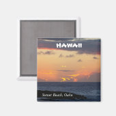 Aimant Sunset Beach, Oahu (Recto/Verso)