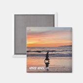 Aimant Sunset Beach Walk - Venice Beach, CA (Recto/Verso)