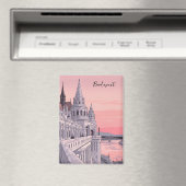 Aimant Sunset Budapest Hungary Fisherman's Bastion Travel (In Situ (Lave-vaisselle))