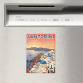 Aimant Sunset View Santorini Greece Cyclades Travel (In Situ (Lave-vaisselle))