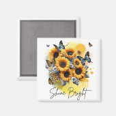 Aimant Sunshine Bloom (Recto/Verso)