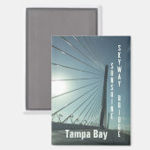 Aimant Sunshine Skyway Bridge Tampa Bay Floride (Recto/Verso)