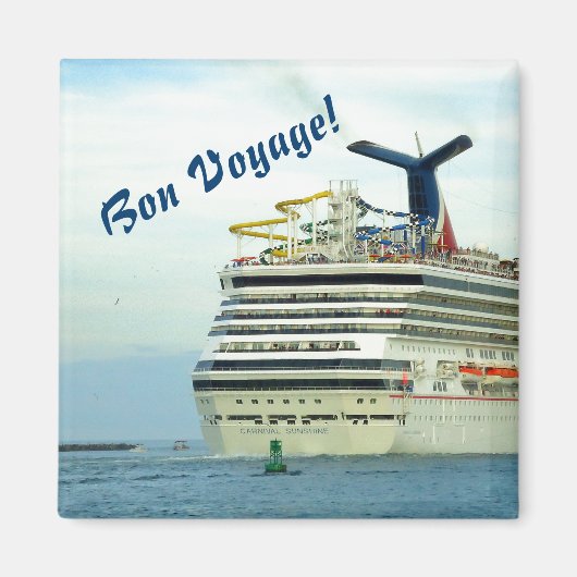 Aimant Sunshine Stern Bon Voyage (Devant)