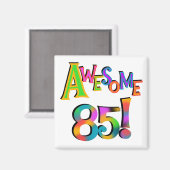 Aimant Super 85 T-shirts et cadeaux d'anniversaire (Recto/Verso)
