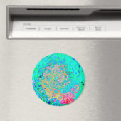 Aimant Super Abstrait Rainbow Liquid Swirl (In Situ (Lave-vaisselle))