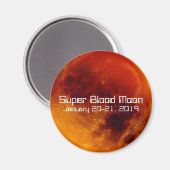 Aimant Super Blood Moon Eclipse 2019 (Recto/Verso)