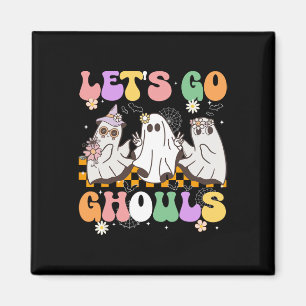 Aimant Super Boo Lets Go Gouls Halloween Ghost Women Gi