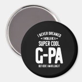 Aimant Super Cool G-Pa | Cadeau grand-père (Recto/Verso)