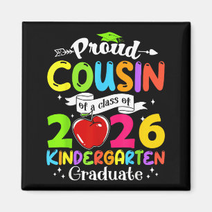 Aimant Super cousin fier de la promotion 2026 famille gén