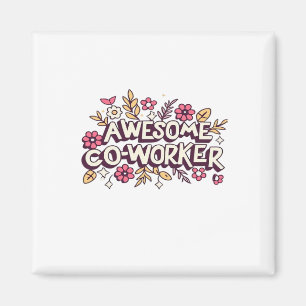 Aimant Super Coworker, Cadeau Collègue, Meilleur Coworker