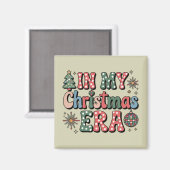 Aimant Super Dans Mon Ère De Noël Drôle Enseignant (Recto/Verso)