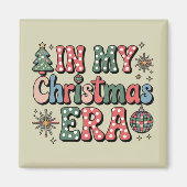 Aimant Super Dans Mon Ère De Noël Drôle Enseignant (Devant)