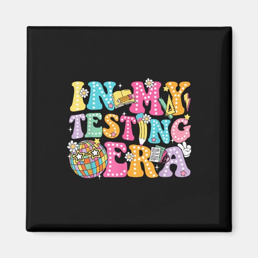 Aimant Super Dans Mon Test Jour Test Test Jour Enseignant (Devant)