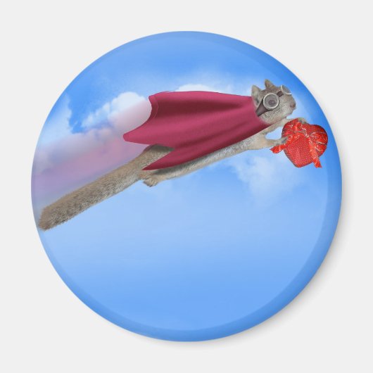 Aimant Super écureuil Valentine Candy (Devant)