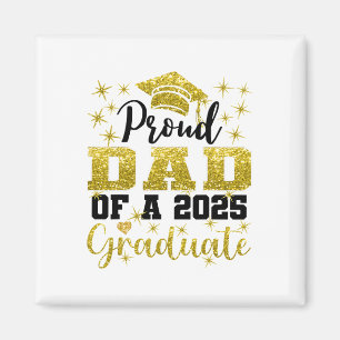 Aimant Super Fier Papa De 2025 Diplômé Senior