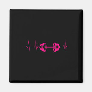 Aimant Super Fitness Gymnase Entraînement Heartbeat Desig
