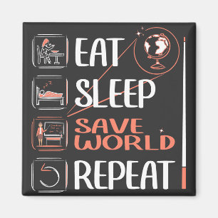 Aimant Super Géographie Enseignant économise un cadeau de