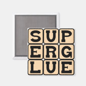 Aimant Super Glue, Colle Miracle (Recto/Verso)